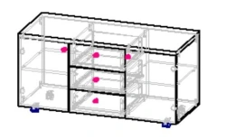 Service Cabinet TSP12 - Durable and Functional Design