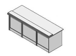 Wooden Office Table for People's Deputies - "Court" Furniture Set