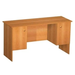 Two-Cabinet Desk with Doors