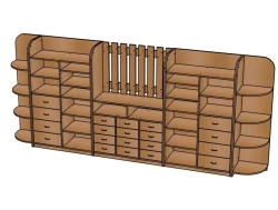 Science Corner Furniture Set for Preschool - NM52