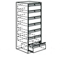 Metal Filing Cabinet for Office Organization TV-MShK-1.5.01-01