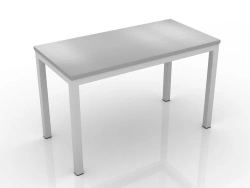 Medical Bedside Table with Stainless Steel Top, Model 106-005-5