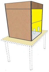Laboratory Table Cabinet for Educational Institutions SI56.13.25.00
