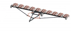 Heavy Spring Harrow BTP-26 for Soil Preparation
