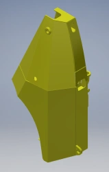 Left Side Panel for ANT Mini Loaders 801.10.11.000