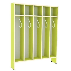 Kids Floor Towel Rack - 5 Sections