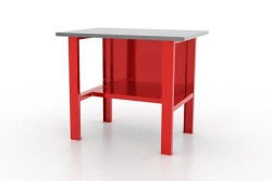 Galvanized Workbench Without Cabinet, Model 01.001L