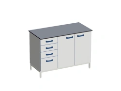 Laboratory Folding Table with Doors - STP, STP-F, STP-U, STP-F-U, ST, ST Off