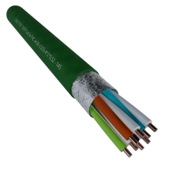 High-Frequency Twisted Pair Cable F/UTP Cat 5e PVC nG(A)-LSLTx 25pr 25 AWG