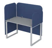 Desktop Screen RIF-1 2 Stationary 1180x28x350 mm