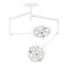Dual Dome LED Surgical Medical Light with Ceiling Mount
