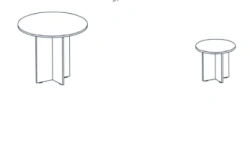 Versatile Table with Stools for Dining and Activities (Model: Альянс-С)