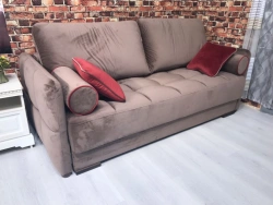 Fisht Folding Sofa Bed with Wooden Frame and Spring Block