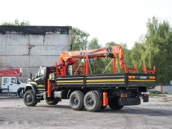 Multifunctional Truck with Hydraulic Crane MKMA on Ural 4320 Base U0K07N-UF