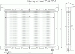 Oil Radiator for Hydraulic Systems Model 150U.08.000-1-01
