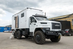 Special Purpose Vehicle - Motorhome/Club, Model 6YN32, Modification 6Y332E on Ural-55571 Chassis