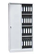 Practical 3-Shelf Metal Office Document Cabinet KUPÉ OF-03