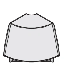 Wooden Corner Counter for Retail Enterprises, Frigate Series