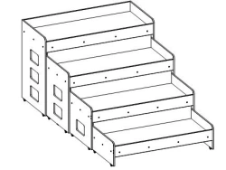 Four-Tier Bed TV-BKCH-5.17.01