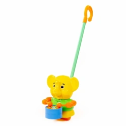 Push Toy for Toddlers - Elephant with Handle for Walking Skills" 96661