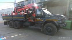 Hydraulic Crane Truck KMA on URAL 4320 Base Model U0K03N-4Z152