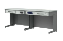 Laboratory Student Table for Physics, Chemistry, and Biology Equipment