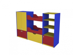 Twin Bedroom Play Corner DM3072