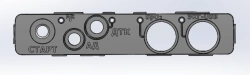 ECG and Blood Pressure Monitoring Front Panel MTKB.741572.002