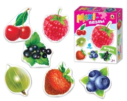 Maxi Puzzles "Berries" Set of 6 for Kids