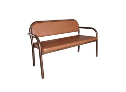 Soft sofas on a metal frame, two- and three-seater models DB-M2, DB-M3