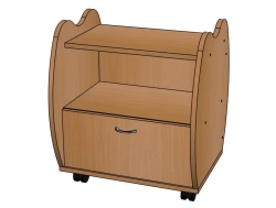 Versatile Shelving Unit for Preschool - Meri Poppins SZh155
