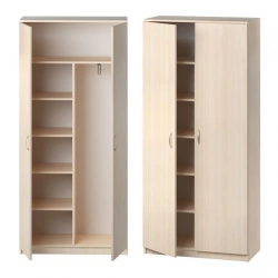 Two-Door Staff Clothing Wardrobe 854x398x1835mm