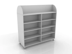 Double Rack Stand 304-001-9 1265x600x1650 for Medical Facilities