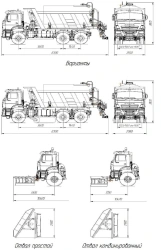 Automatic Bitumen Sprayer AG-6522C on KAMAZ-6522-53 Chassis