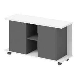 Office Cabinet 120x40x67 Cappuccino + White - Minister Collection (TDI Kids Series)