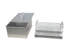 Two-Tier Smoker with Stainless Steel Construction by Kukmara, 350/250/150mm