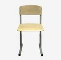 Rectangular Tube Frame Student Chair, Series SP
