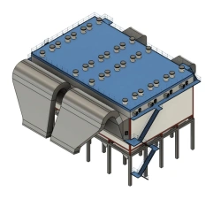 Dry Horizontal Electrofilter TTP/S-1x3.5-3x3.75-2x13.8/13.6-7.0-300/400