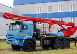 Self-Propelled Boom Lift PSS-141.36E on KAMAZ 43118-50 Chassis