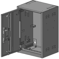 Wall-Mounted Reinforced Distribution Cabinet 7U - SHRN-7U-MT-2.1