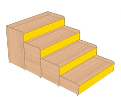 Children's Pull-Out Bed 4-Level KD-4