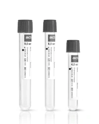 Acti-Fine Vacuum Blood Collection Tubes with Sodium Fluoride and Potassium Oxalate, 13x75 mm, 1.0 ml