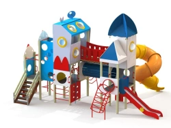 Rocket-Shaped Children's Play Complex H=1200mm, 2400mm