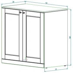 Top Quality Fridge Base Cabinet LAREX