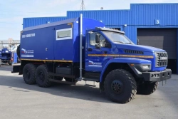 Mobile Steam Generator Unit UZST, Model UZST01, Modification 6890-18 on Ural 4320-74 Chassis