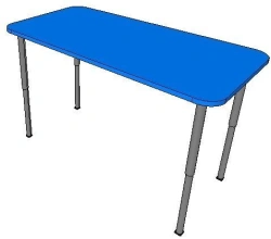 Rectangular Table for Children (0-3 years) FN.MDU.01.14.00.00.00