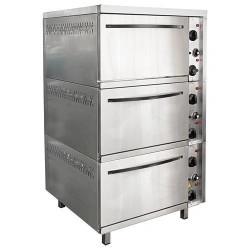 3-Section Convection Oven SHEZP-3, Stainless Steel Construction