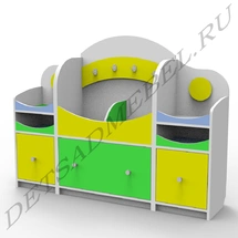 7.4 Sports Corner Storage Rack with Drawers and Hooks
