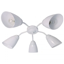 Modern Ceiling Light "Kitty" 151R White (P0475) NPB 01-5x60-134 E27 GU