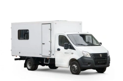 Mobile Workshop Truck with Gasoline Engine Model 3008EF on GAZ Chassis A21R22, A21R23, A21R33, A22R23, A22R33, A21R25, A21R35, A22